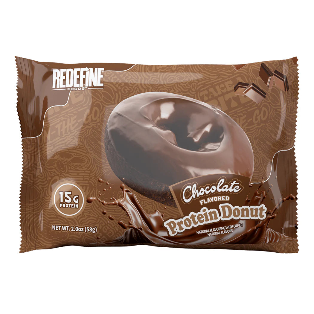 Redefine Foods Protein Donut – Single Unit (15g Protein, Low Sugar Snack)