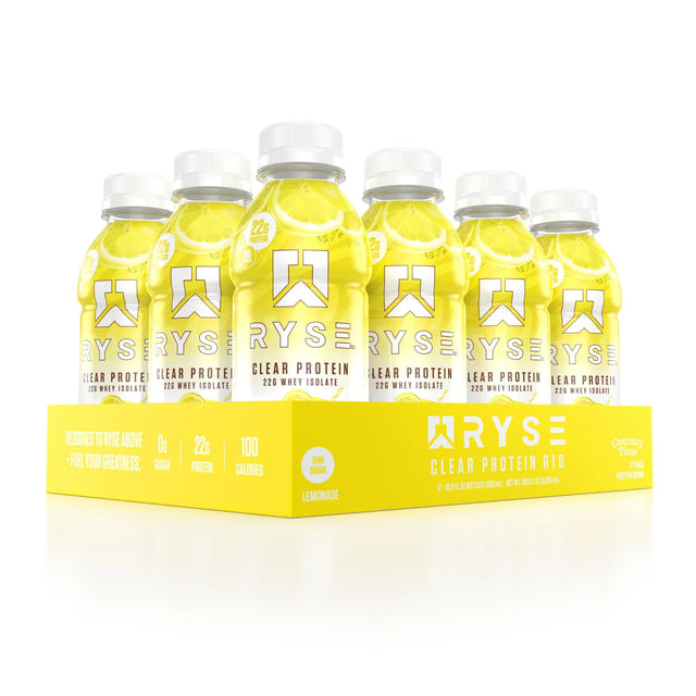 RYSE - Clear Protein Drink - 12 Pack