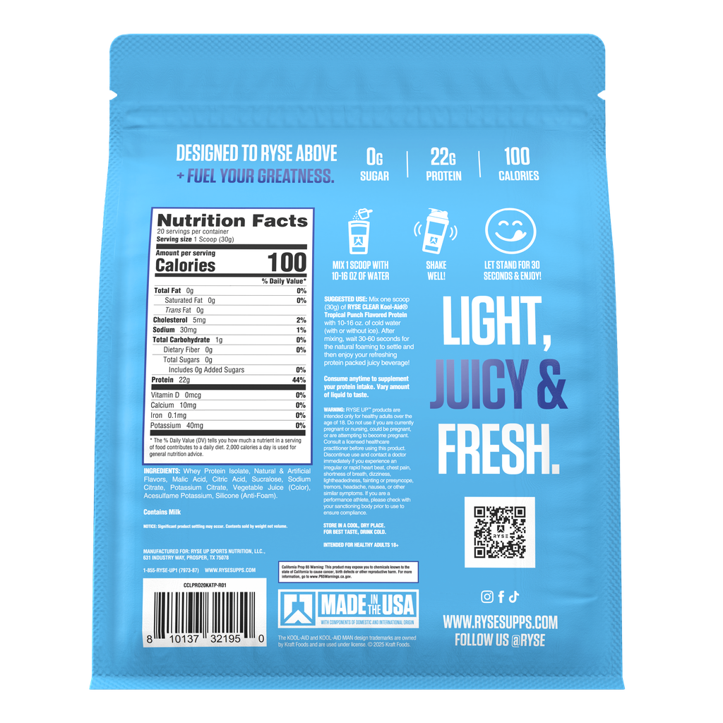 Ryse - Clear Protein - 20 serv.