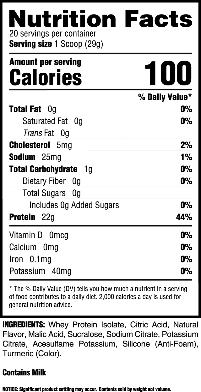 Ryse - Clear Protein - 20 serv.