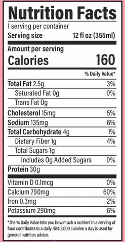 Raw Nutrition - CBum Raw Grass Fed Isolate Protein Shake - 355ml