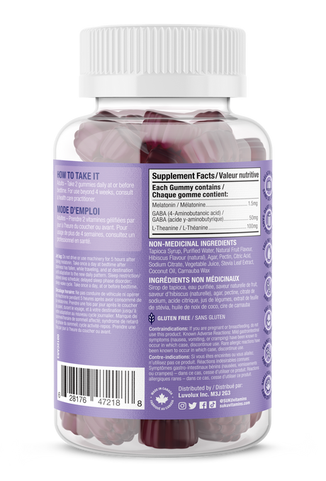 SUKU Vitamins - Restful Sleep - 60 Gummies