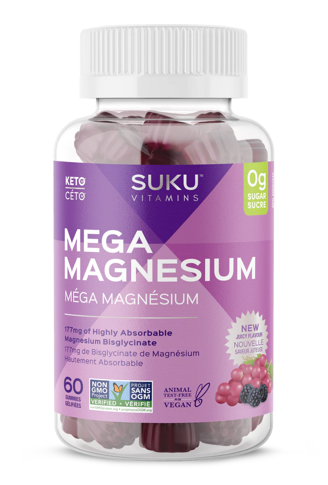 SUKU Vitamins - Mega Magnesium - 60 Gummies