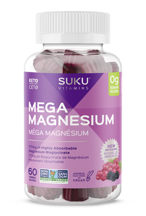 SUKU Vitamins - Mega Magnesium - 60 Gummies