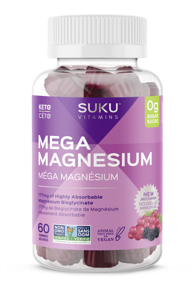 SUKU Vitamins - Mega Magnesium - 60 Gummies