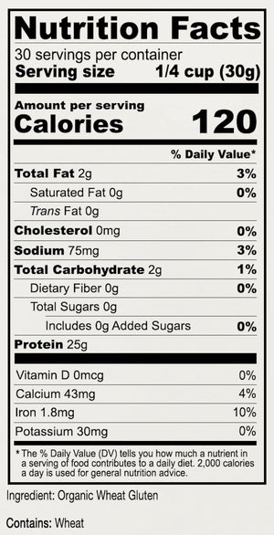 Anthony's Good - Premium Vital Wheat Gluten - 4lb