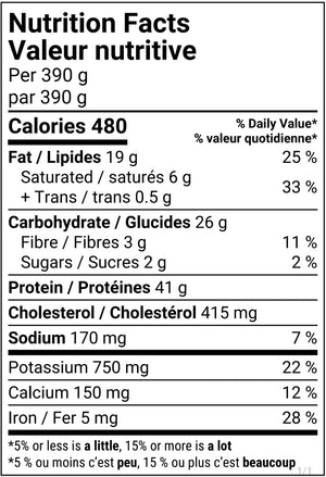 Repas Hulk - Petit-déjeuner de champion - 400 g