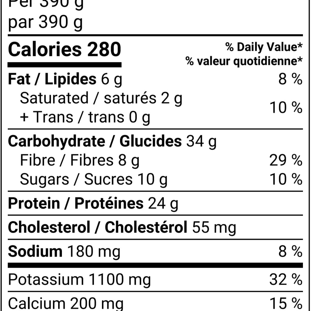 Repas Hulk - Poisson épicé - 400 g