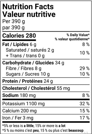Repas Hulk - Poisson épicé - 400 g