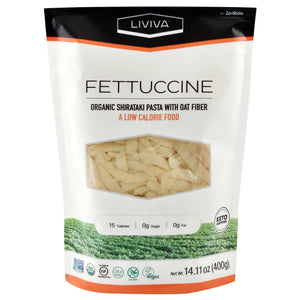 Liviva - Organic Shirataki Fettucine with Oat Fiber - 400g
