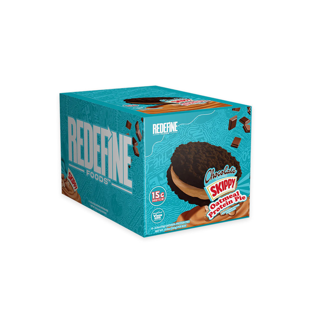 Redefine Foods - Tarte protéinée à l'avoine 70 g - Boîte de 8