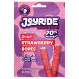 Joyride - Low Sugar Sour Strawberry Ropes - 3.5oz