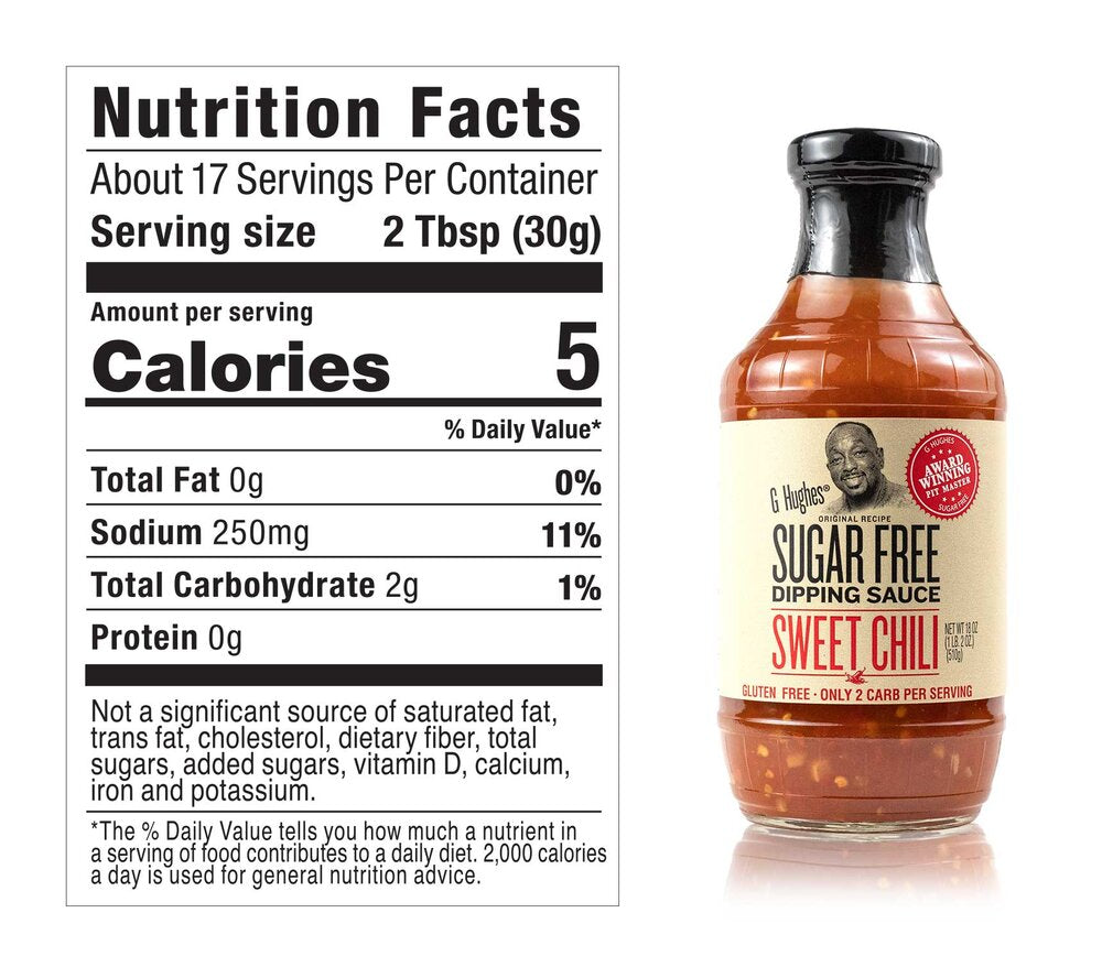 Sauce barbecue sans sucre G Hughes 490 g