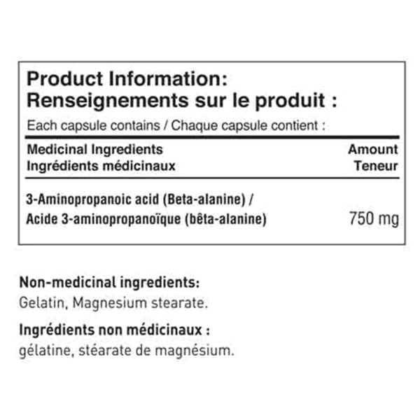 Tested Nutrition Bêta-Alanine 180 gélules