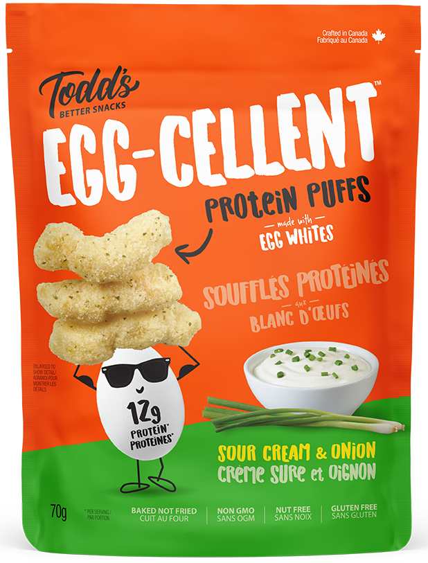 Todd's Better Snack - Eggcellent Protein Puffs - 70g