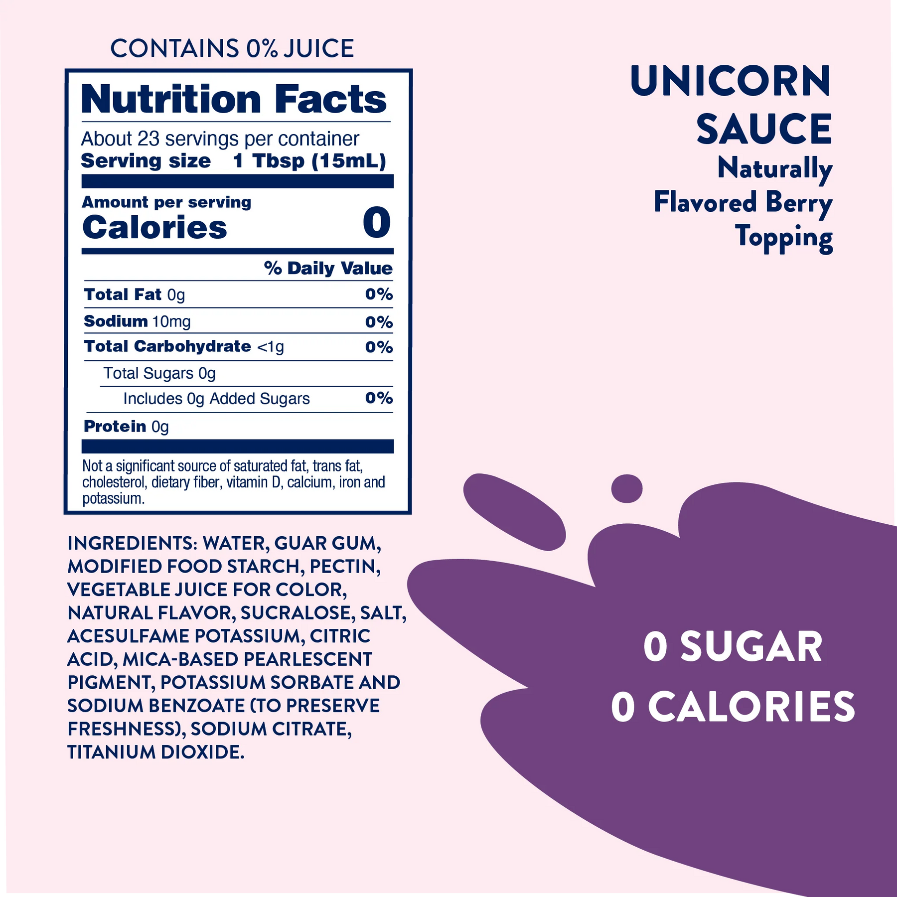 Skinny Sauce - Sugar Free Sauce -12oz