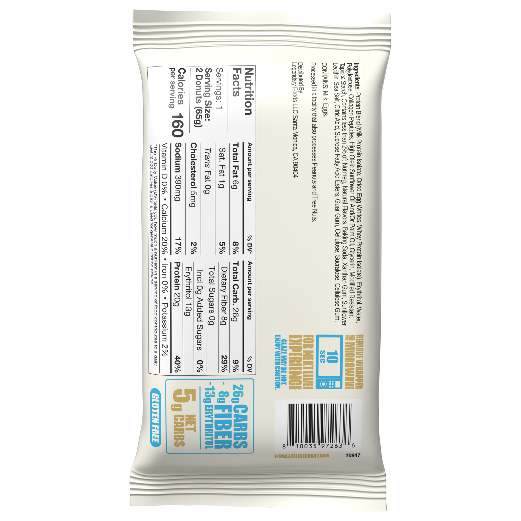 Legendary Foods - Protein Donuts - 65g