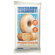 Protein donut package with 'Legendary' branding on a white background