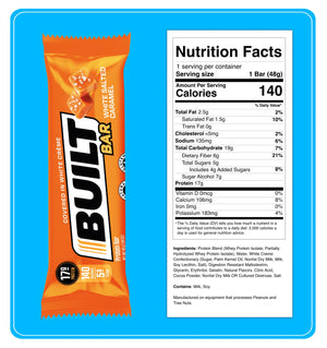 Built Protein Bar - 100% Real Chocolate - Zero Guilt 49g