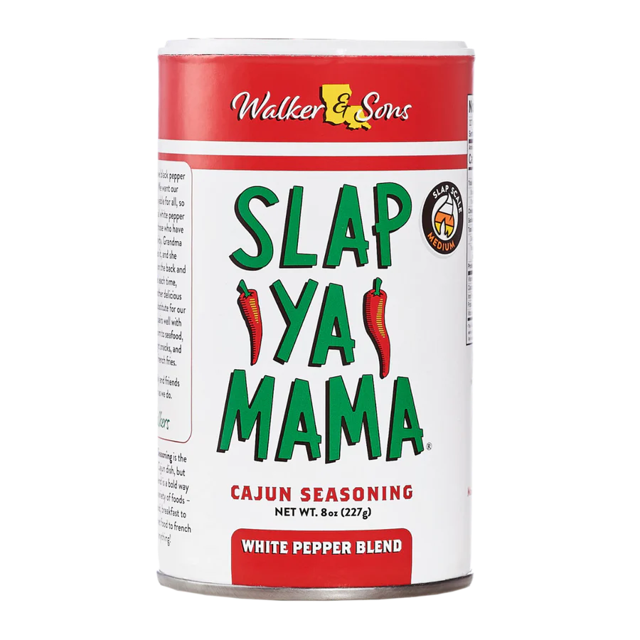 Slap Ya Mama White Pepper Blend Cajun Seasoning – 8 oz (227 g)