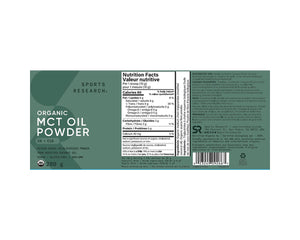 Sports Research - Organic MCT Oil C8+C10 - 414ml