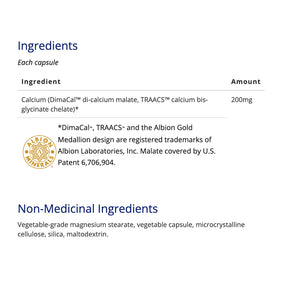 CanPrev - Calcium Malate Bi-Glycinate 200 - 120Vcaps