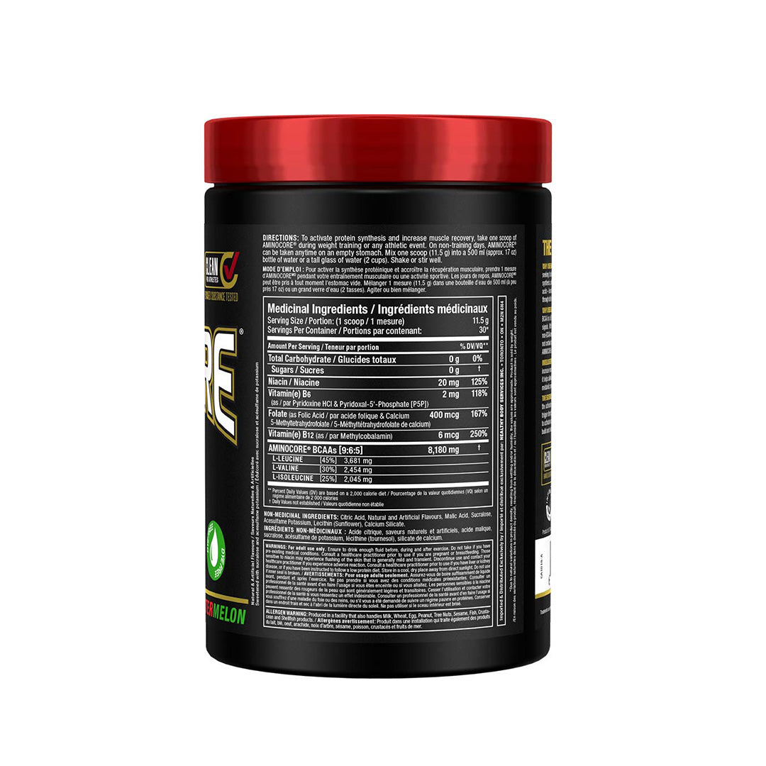 Allmax Nutrition Medicinal Ingredients Aminocore BCAA 345g Watermelon flavor