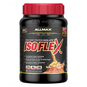 Allmax Nutrition Isoflex 2lb Caramel Macchiato flavor