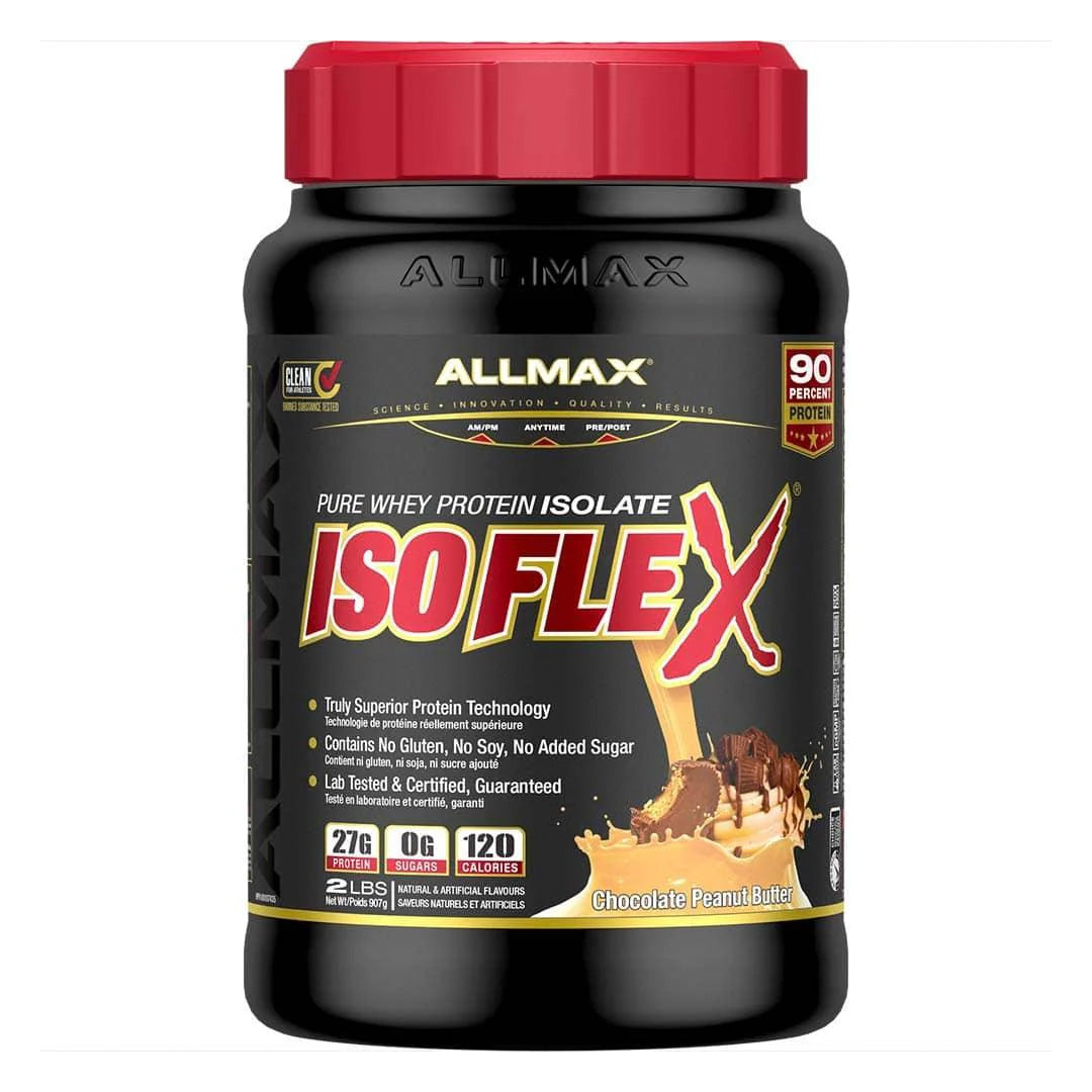 Allmax Nutrition Isoflex 2lb Chocolate Peanut Butter flavor