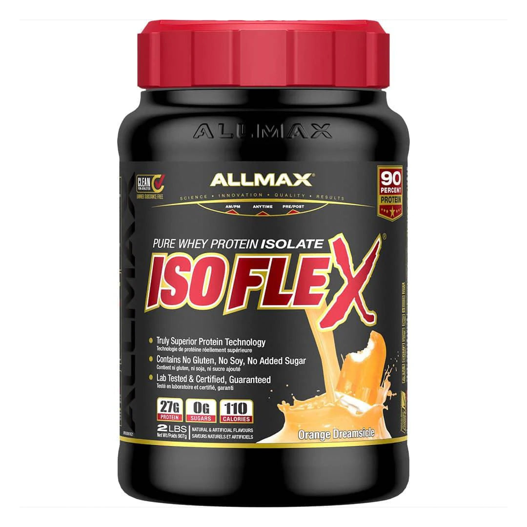 Allmax Nutrition Isoflex 2lb orange dreamsicle flavor