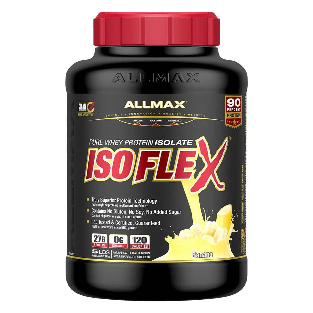 Allmax Nutrition Isoflex 5lb Banana flavor