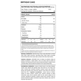 Allmax Nutrition Isoflex Nutrittion facts and ingredients Birthday Cake flavor