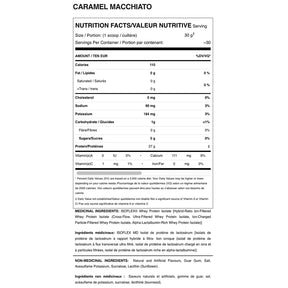 Allmax Nutrition Isoflex Nutrittion facts and ingredients Caramel Macchiato flavor