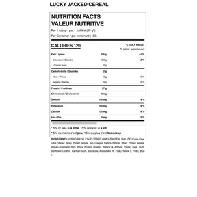 Allmax Nutrition Isoflex Nutrittion facts and ingredients Lucky jacked cereal flavor