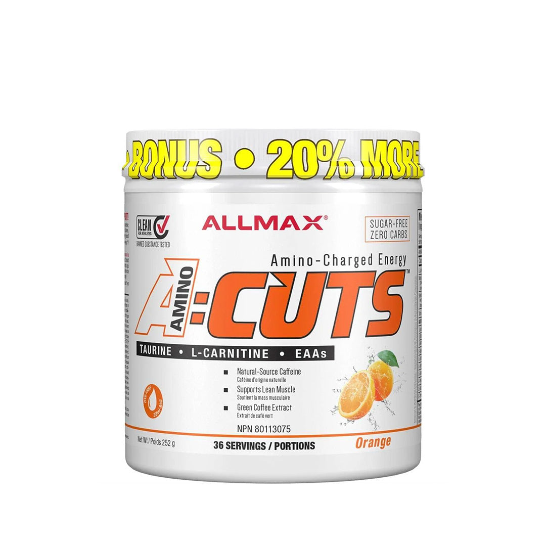 Allmax A:Cuts Amino Acid Supplement Orange flavor