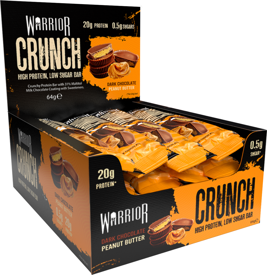 Warrior Crunch - Protein Bar 64g - Box 12