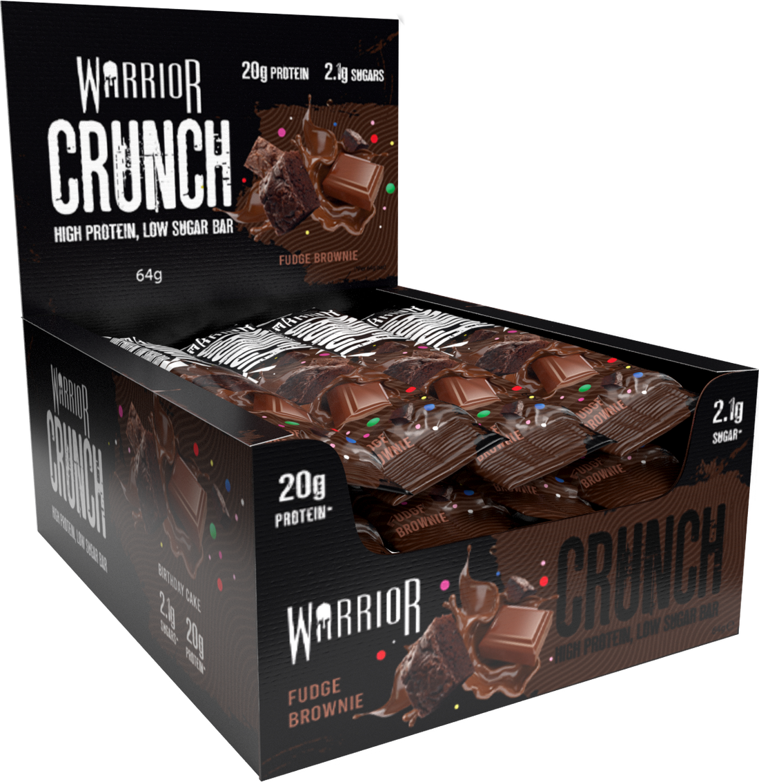 Warrior Crunch - Protein Bar 64g - Box 12