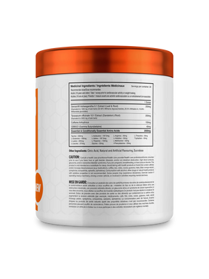 Ballistic Quick Prep Crushin’ Cream Soda back label showing ingredients, nutritional facts, usage instructions, and caution text for the natural metabolism booster and energy and fat burner supplement.