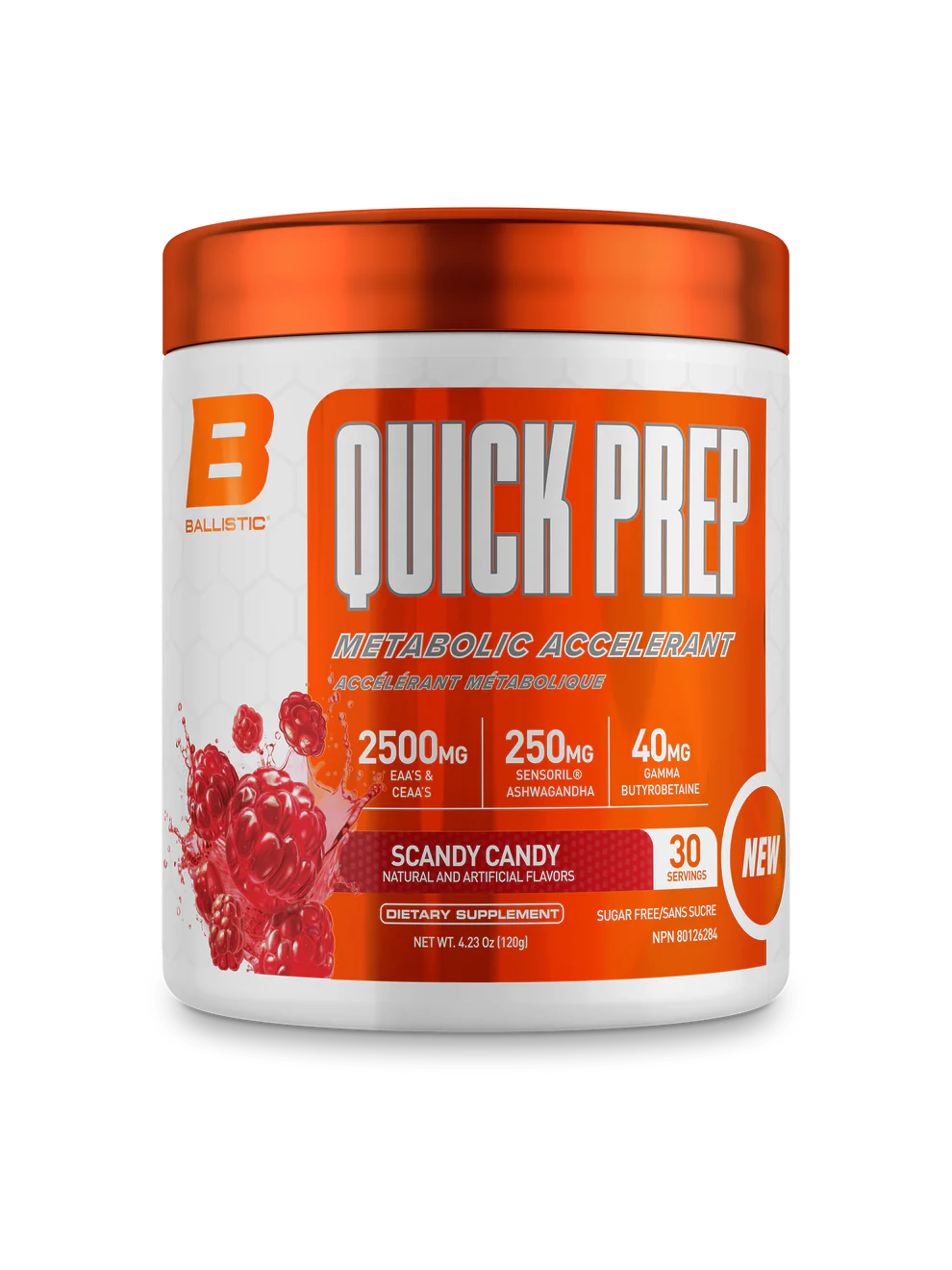 Ballistic Quick Prep Scandy Candy – natural metabolism booster, energy and fat burner supplement by Ballistic Supps