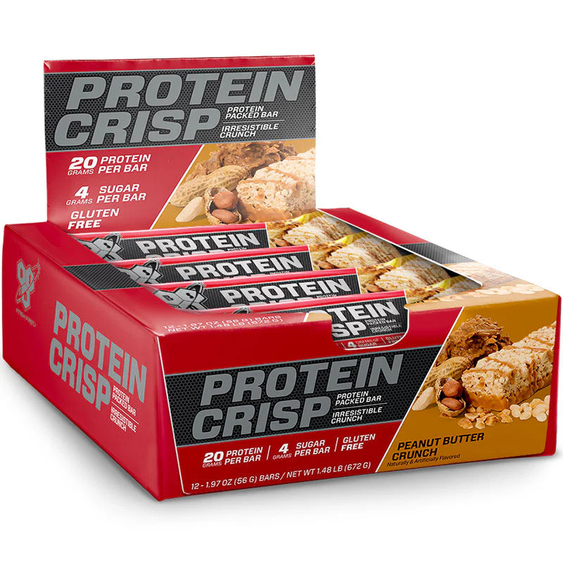 BSN Protein Crisp Bars - 12 x 55 Grams