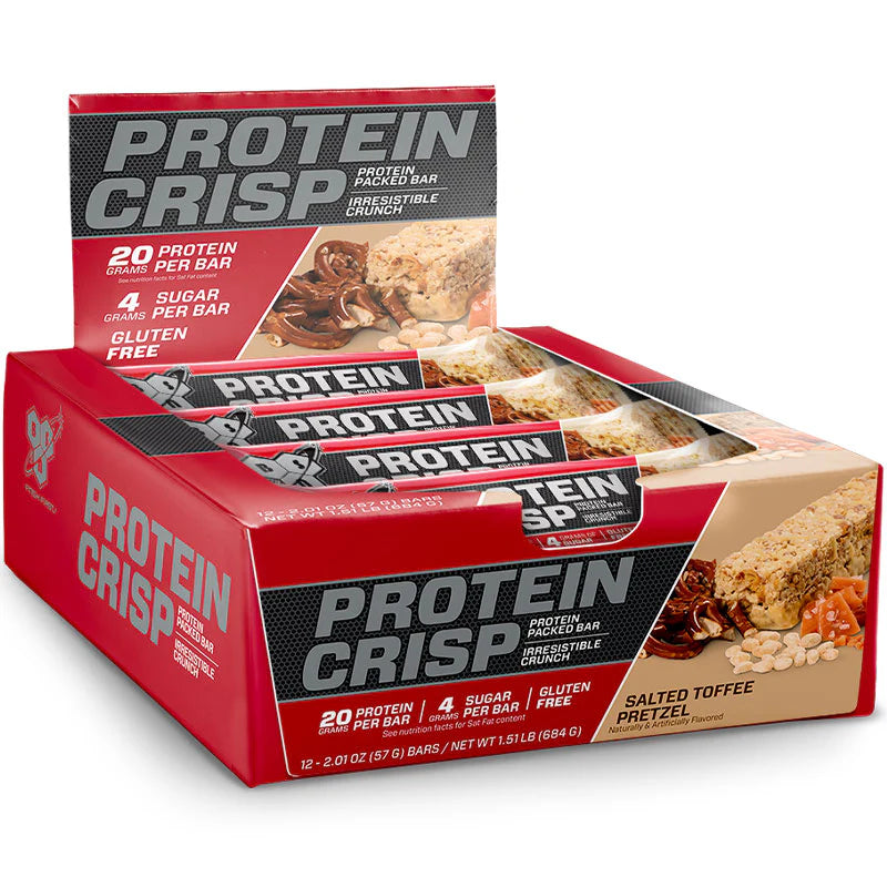 BSN Protein Crisp Bars - 12 x 55 Grams