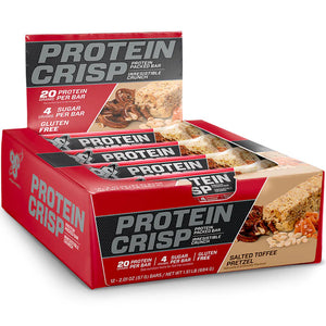 BSN Protein Crisp Bars - 12 x 55 Grams