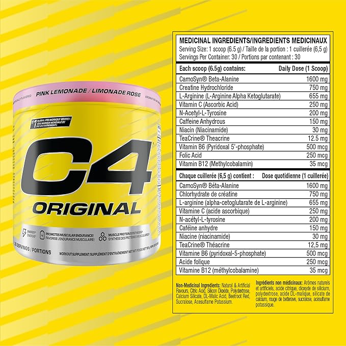 Cellucor - C4 Original Pre Workout - 60 serving