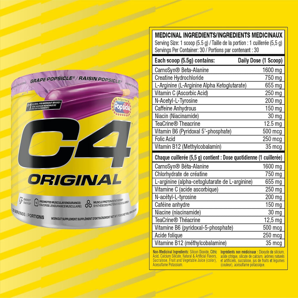 Cellucor - C4 Original Pre Workout - 60 serving