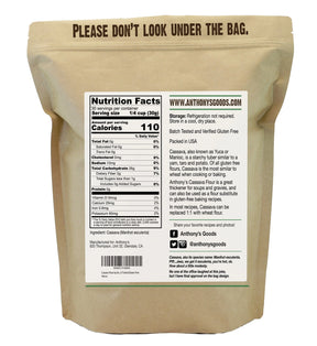 Anthony's Good - Premium Gluten Free Casava Flour - 2lb