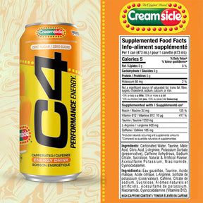 Cellucor - C4 Boisson énergisante gazeuse en canette - 12 x 473 ml