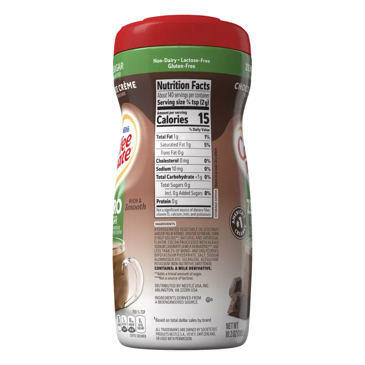 Nestle - Sugar Free Coffee Mate Powder - 10.2 oz