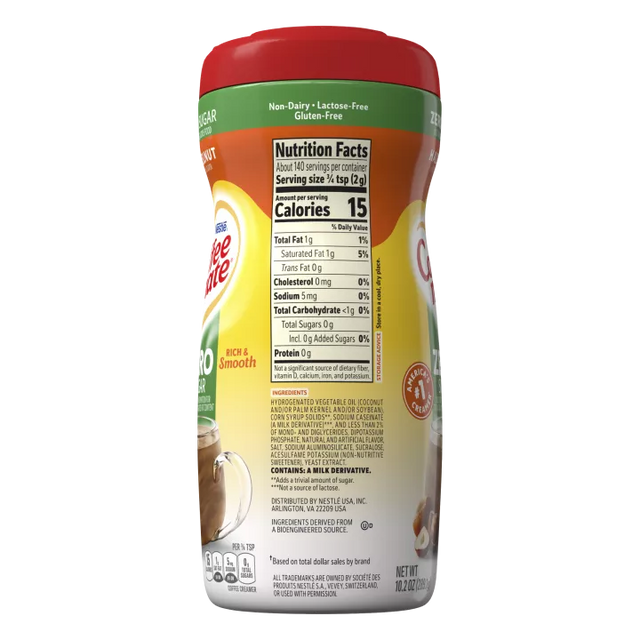 Nestlé - Poudre Coffee Mate sans sucre - 290 g