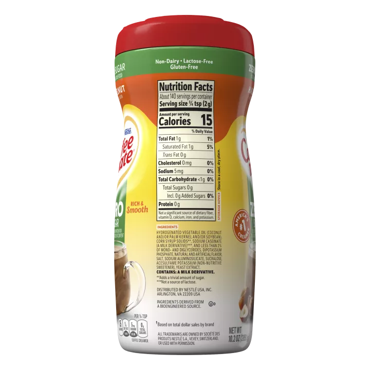 Nestle - Sugar Free Coffee Mate Powder - 10.2 oz