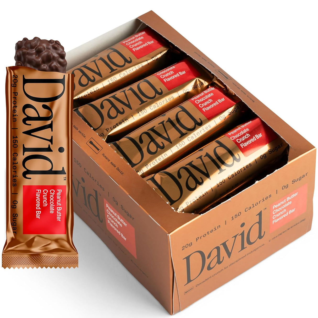 David Bar - Bronze Protein Bar - Box 12